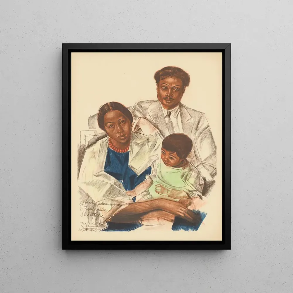 Afrikanische Zeichnungen und Gemälde Bd. 46 - Alexandre Iacovleff | Kunstdruck