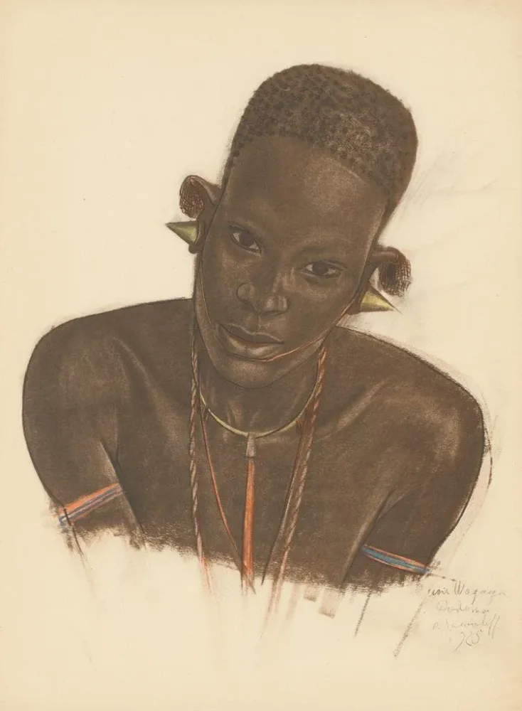 Afrikanische Zeichnungen und Gemälde Bd. 43 - Alexandre Iacovleff | Kunstdruck
