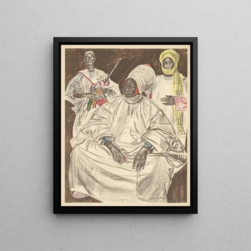 Afrikanische Zeichnungen und Gemälde Bd. 9 - Alexandre Iacovleff | Kunstdruck