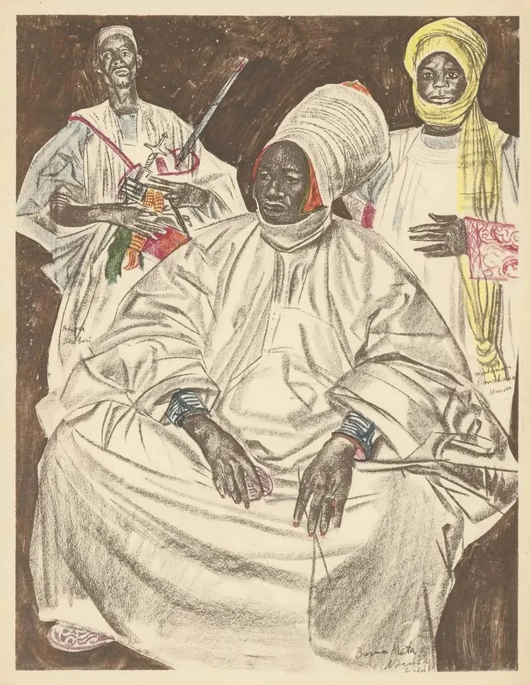 Afrikanische Zeichnungen und Gemälde Bd. 9 - Alexandre Iacovleff | Kunstdruck