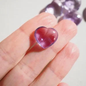 Amethyst Mini Herz . Amethyst Mini Heart ca. 1.5 cm - aus Brasilien