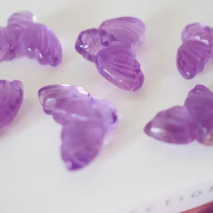 Amethyst Mini Merjungfrau Flosse . Mermaid Tail ca. 1.5 cm - aus Brasilien
