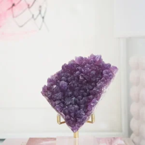 Amethyst mit Pyrit ca. 9 x 10 cm - aus Bulgarien RARE