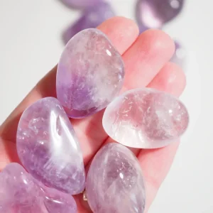 Amethyst 3 cm Trommel Stein - aus Brasilien Common Quality