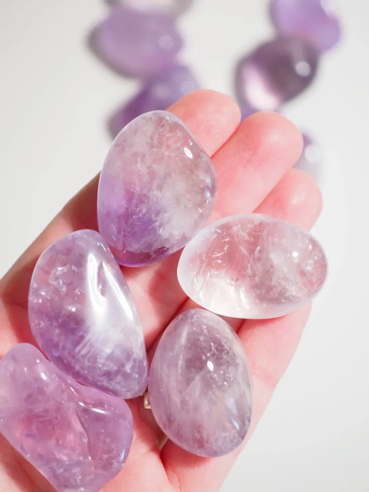 Amethyst 3 cm Trommel Stein - aus Brasilien Common Quality
