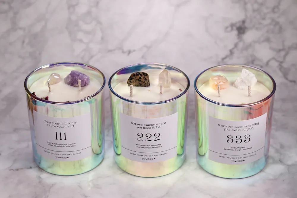 Angel Number Candle 333