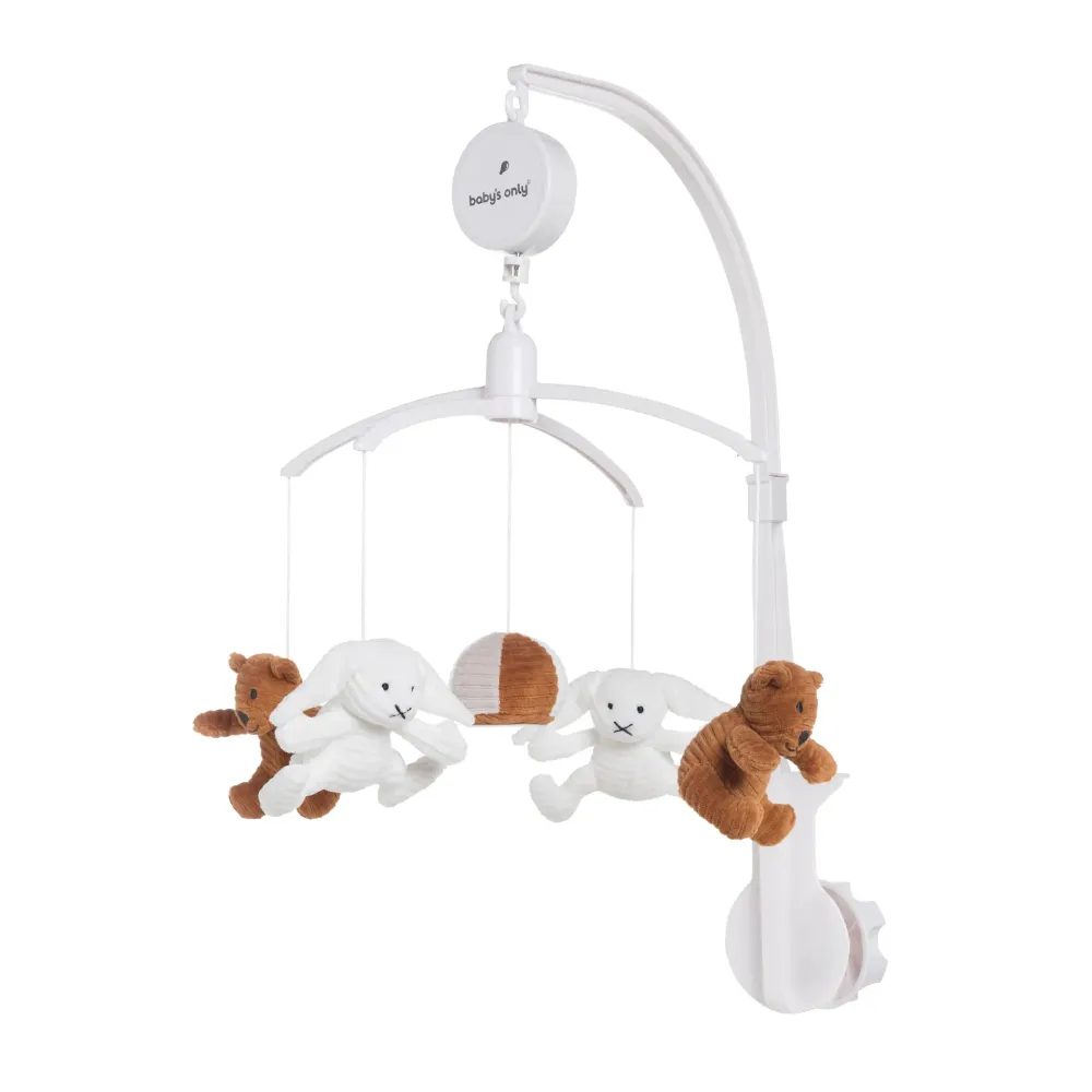 Baby's Only Musik Mobile Sense caramel/hellgrau/weiss