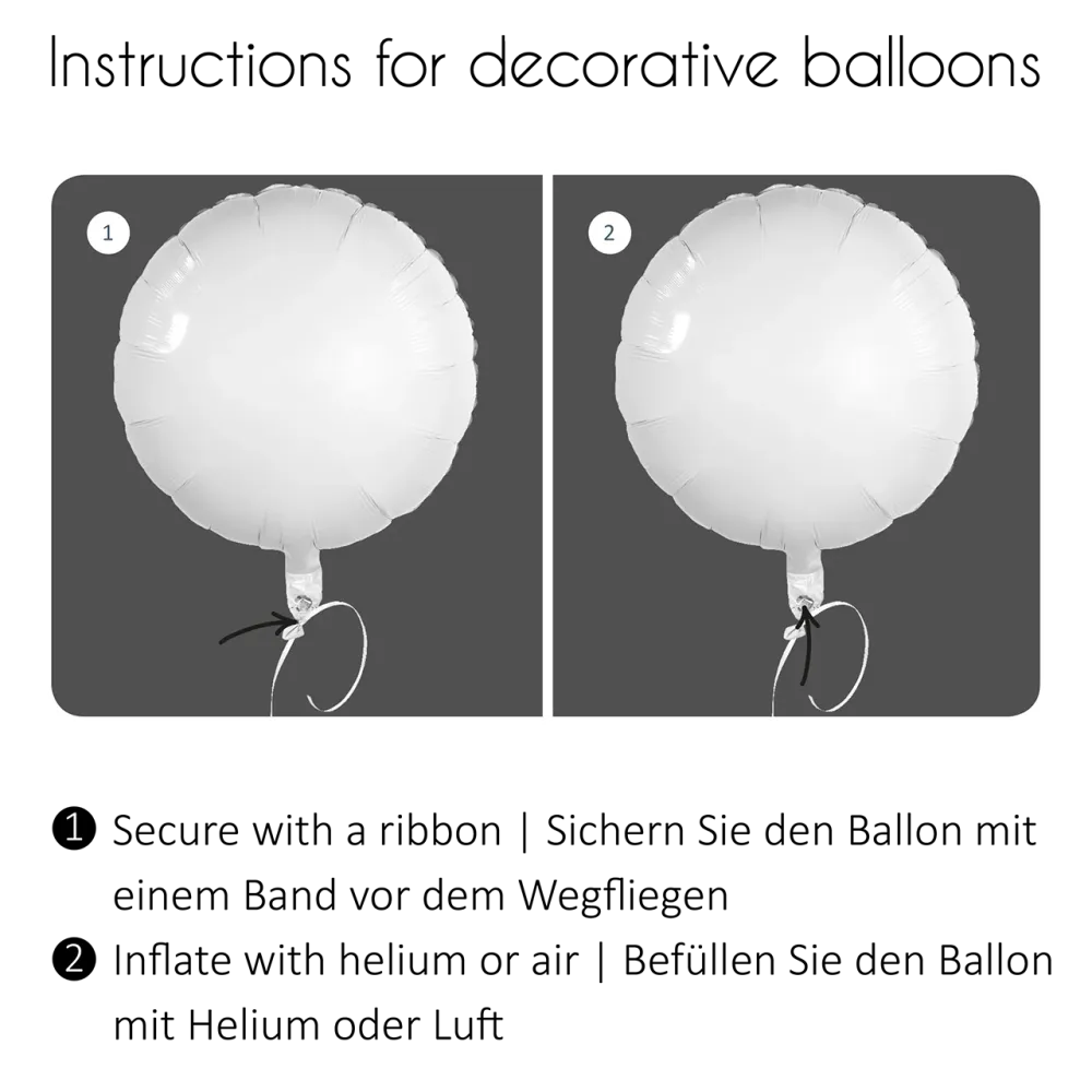 1 Balloon XXL - Zahl 6 - Gold