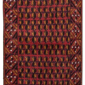 Belutsch Teppich 129 x 77 cm - rot