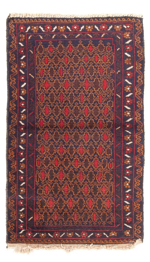 Belutsch Teppich - 131 x 72 cm - mehrfarbig
