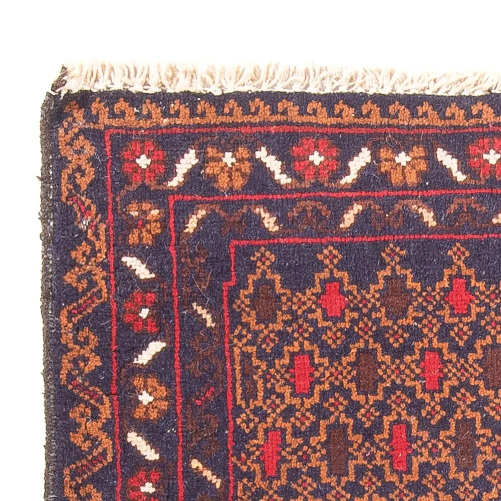 Belutsch Teppich - 131 x 72 cm - mehrfarbig