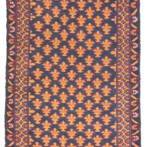 Belutsch Teppich 133 x 80 cm - blau