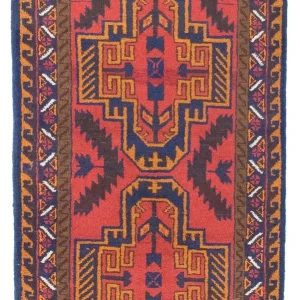 Belutsch Teppich 134 x 75 cm - rot