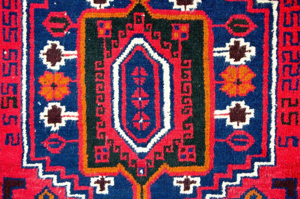 Belutsch Teppich 135 x 78 cm - rot