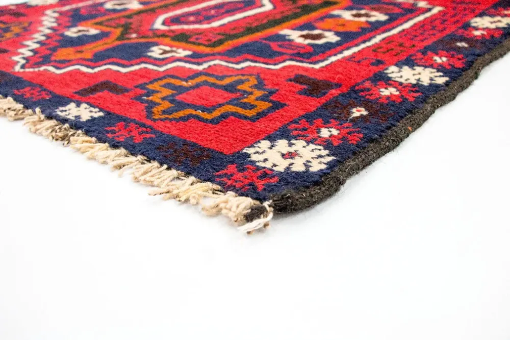 Belutsch Teppich 135 x 78 cm - rot