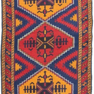 Belutsch Teppich 138 x 85 cm - blau