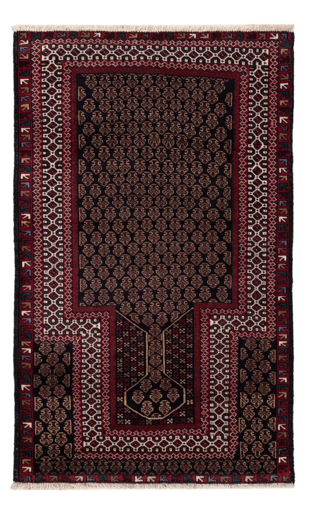 Belutsch Teppich - 140 x 90 cm - mehrfarbig