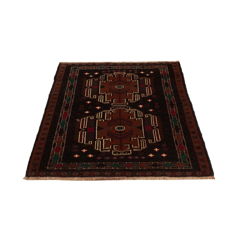 Belutsch Teppich - 140 x 90 cm - mehrfarbig