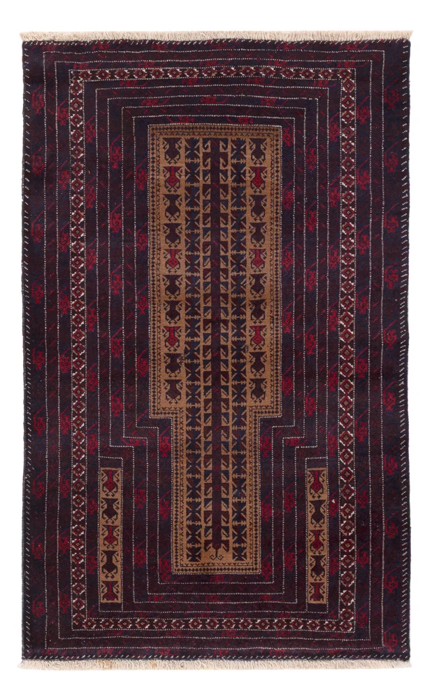 Belutsch Teppich - 155 x 90 cm - mehrfarbig