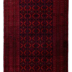 Belutsch Teppich - 180 x 107 cm - dunkelrot