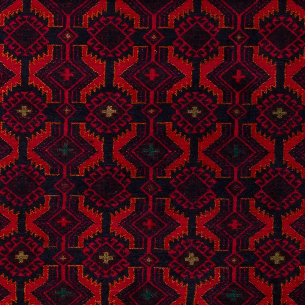 Belutsch Teppich - 180 x 107 cm - dunkelrot