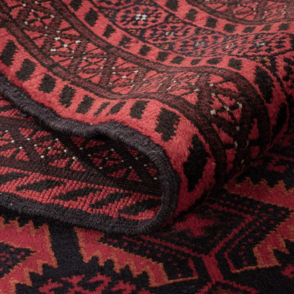 Belutsch Teppich - 180 x 107 cm - dunkelrot