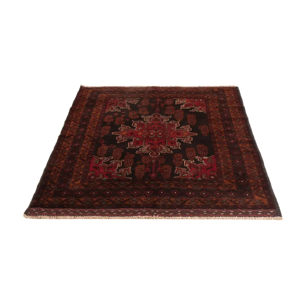 Belutsch Teppich - 181 x 126 cm - dunkelrot