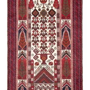 Belutsch Teppich 187 x 100 cm - beige