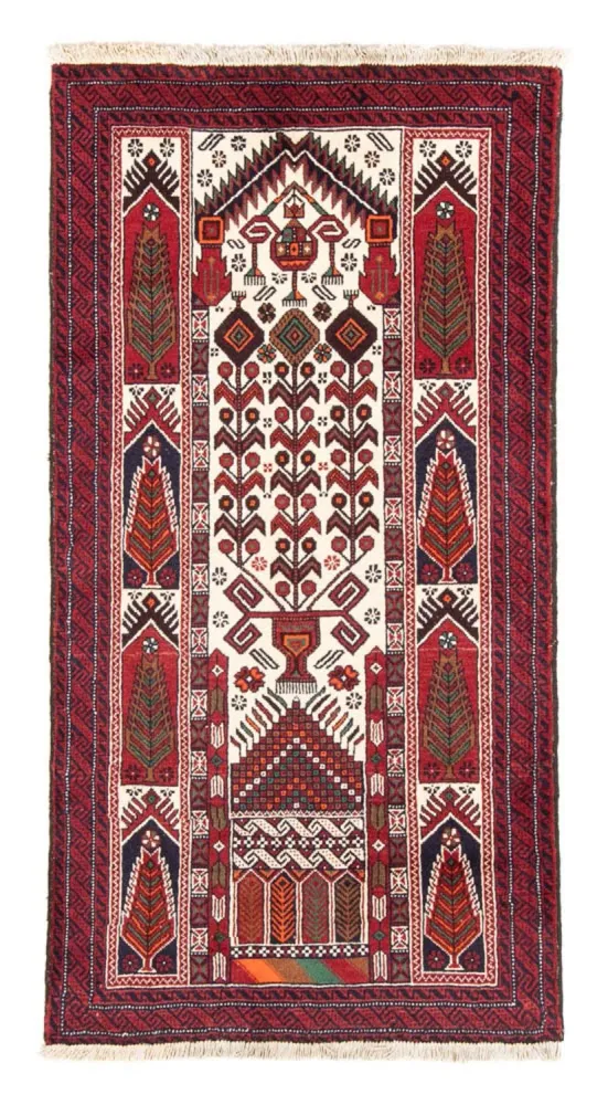 Belutsch Teppich 187 x 100 cm - beige