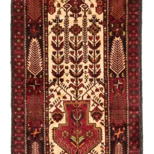 Belutsch Teppich 187 x 102 cm - rot
