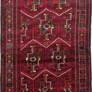 Belutsch Teppich - 190 x 105 cm - rot