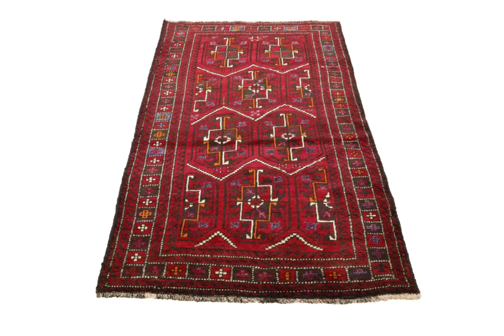 Belutsch Teppich - 190 x 105 cm - rot