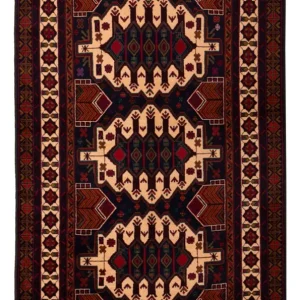 Belutsch Teppich - 190 x 115 cm - hellbeige