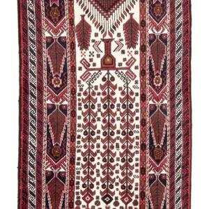 Belutsch Teppich 191 x 101 cm - rot