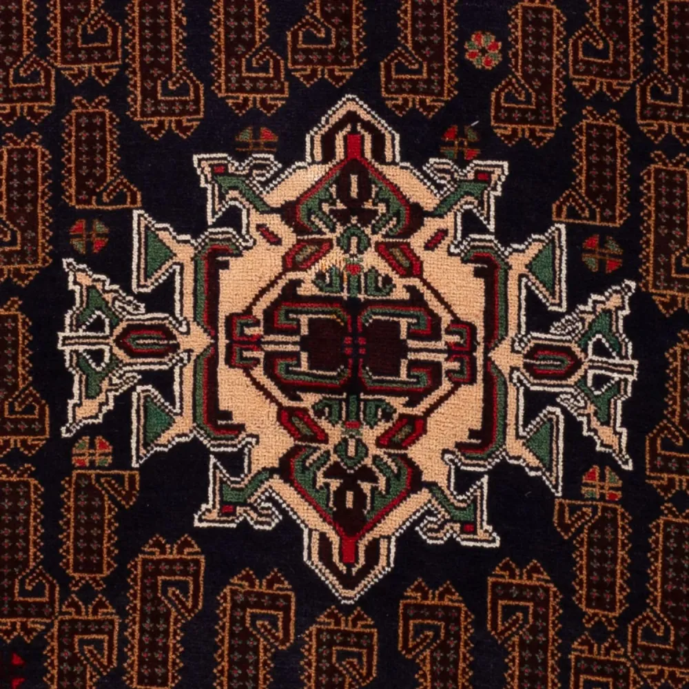 Belutsch Teppich - 192 x 112 cm - dunkelbeige
