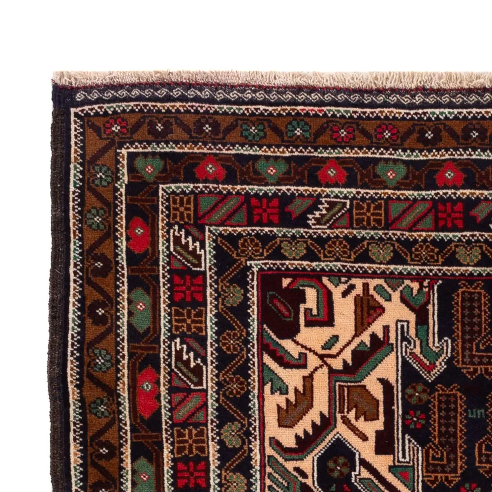 Belutsch Teppich - 192 x 112 cm - dunkelbeige