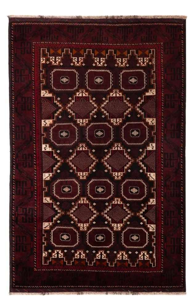 Belutsch Teppich - 192 x 115 cm - dunkelbeige