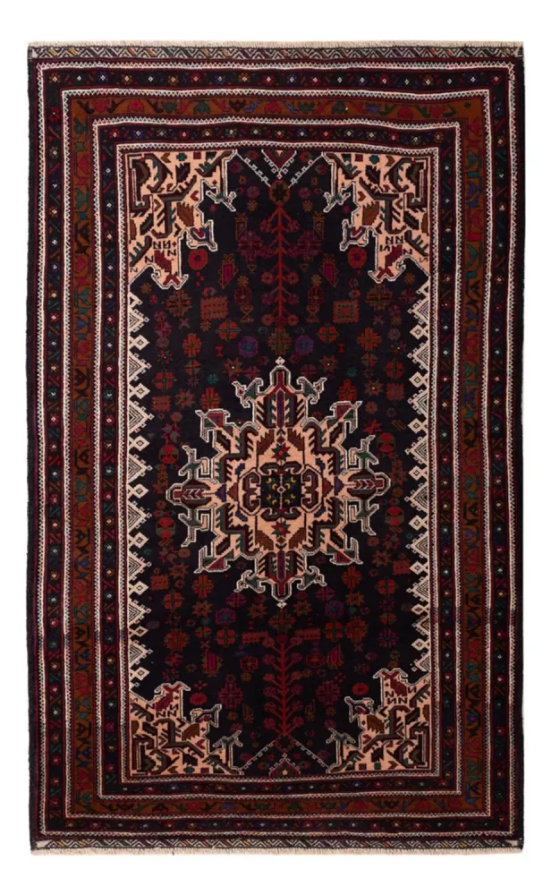 Belutsch Teppich - 193 x 118 cm - mehrfarbig