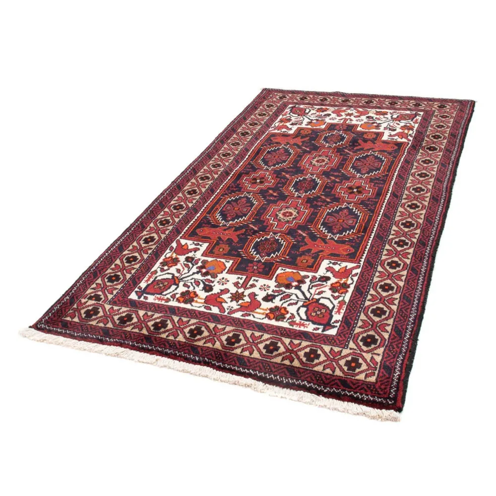 Belutsch Teppich 195 x 106 cm - rot