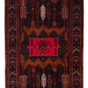 Belutsch Teppich - 195 x 119 cm - mehrfarbig