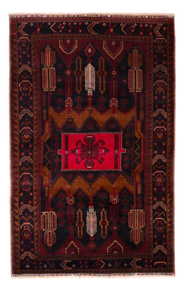 Belutsch Teppich - 195 x 119 cm - mehrfarbig
