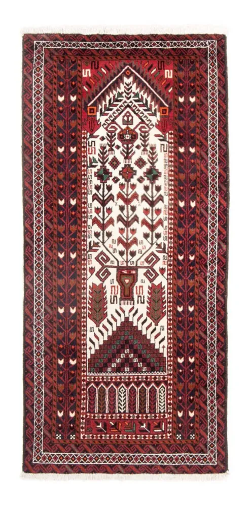 Belutsch Teppich 197 x 100 cm - beige