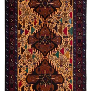 Belutsch Teppich - 197 x 116 cm - beige