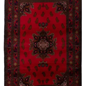 Belutsch Teppich - 201 x 123 cm - rot