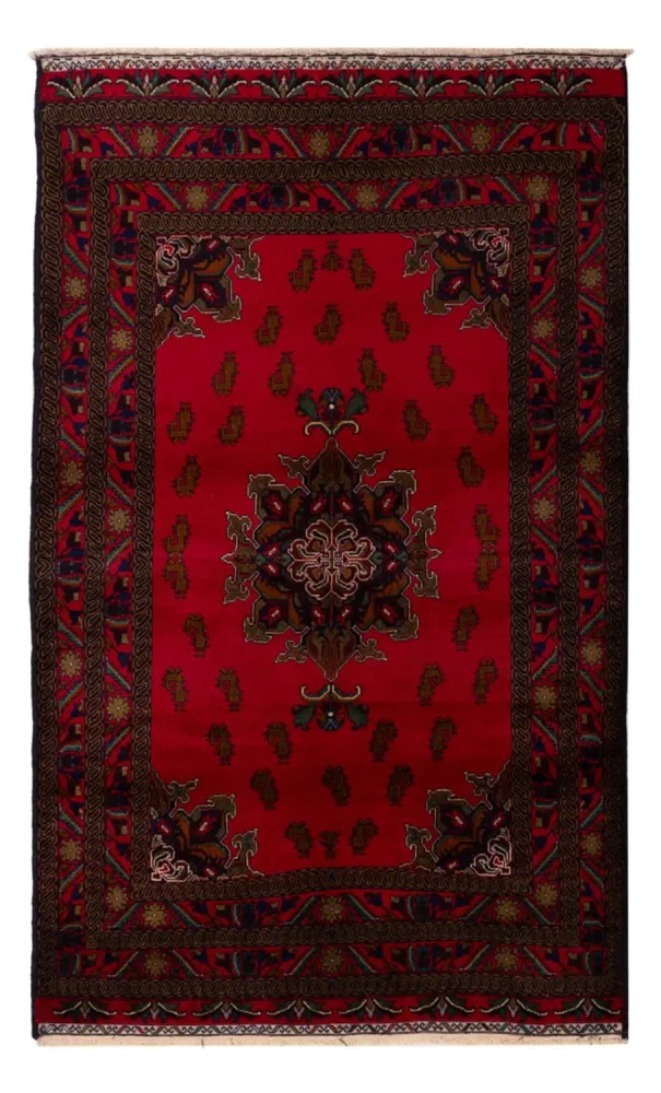 Belutsch Teppich - 201 x 123 cm - rot