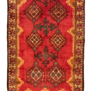 Belutsch Teppich 202 x 111 cm - rot