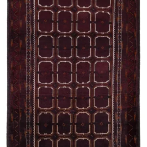 Belutsch Teppich - 207 x 130 cm - dunkelbraun