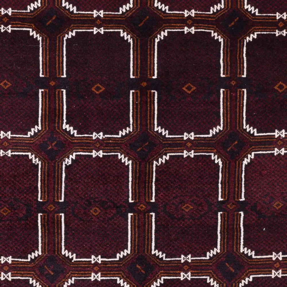 Belutsch Teppich - 207 x 130 cm - dunkelbraun