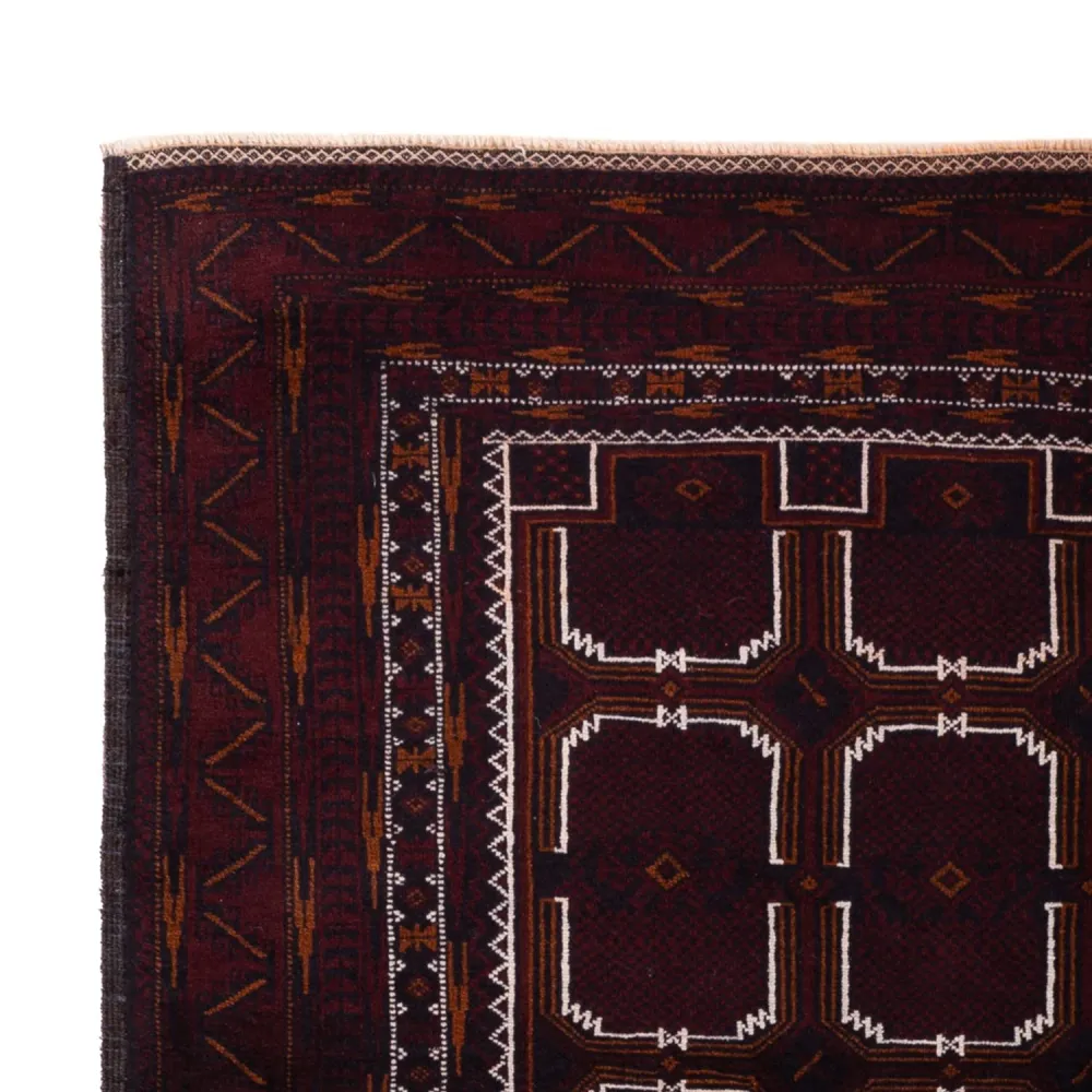 Belutsch Teppich - 207 x 130 cm - dunkelbraun