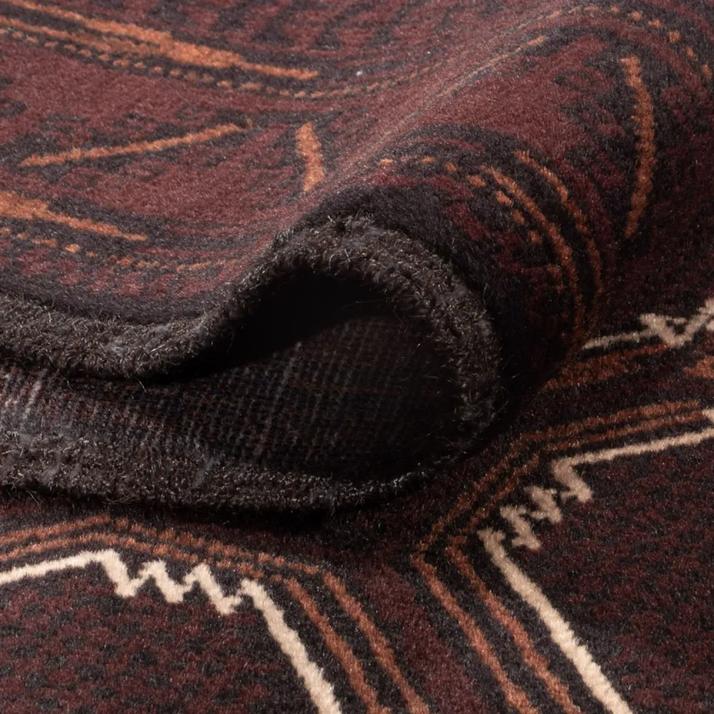Belutsch Teppich - 207 x 130 cm - dunkelbraun